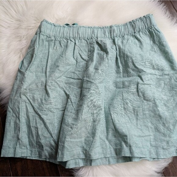 Patagonia W's Island Hemp Beach Skirt Style #58480 Teal Blue Organic Cotton S - Picture 5 of 5